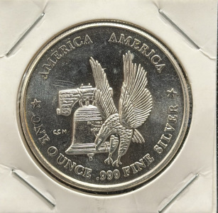 The International Silver Trade Unit Coin, 1 Troy Ounce .999 Fine Silver