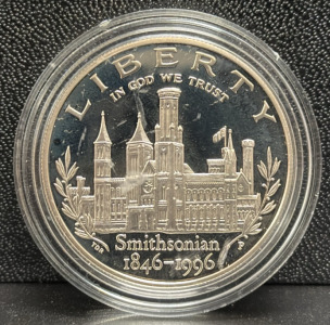 1996 Smithsonian Institution 150th Anniversary Commemorative Coin