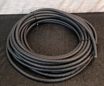 (1) 65-Foot Roll Of 3/8" Rubber Coated Flexible Wire Conduit