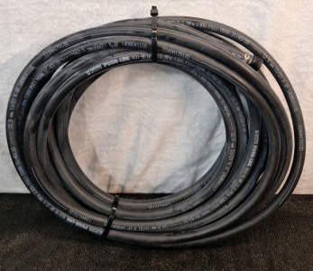 (1) 50-Foot High Pressure Water Hose, Black