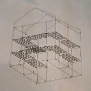 (1) Small Greenhouse Kit, 56"L x 56"W x 78"T