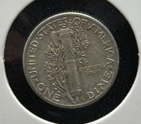 1939 Mercury Dime, United States Coin, Silver Composition - 4