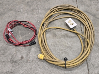 (1) Shorter Length Extension Cable & (1) Long Heavy Duty Extension Cable w/ Outlet Female End