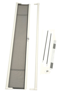 (1) Retractable Brown Screen Door For Single Door Opening- Door Size: Short-Height 78in.