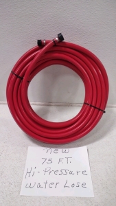 New 75' Hi-Pressure Water Lose