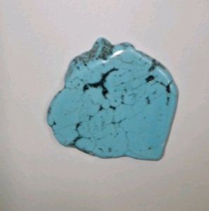 (1) 95.90ct Freeform Turquoise Slice