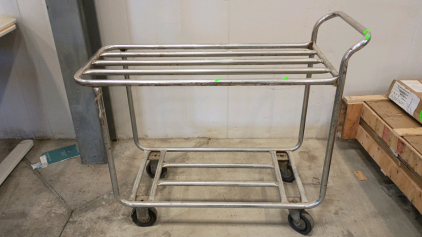 Rolling Steel Tube Frame Cart 43x19x30