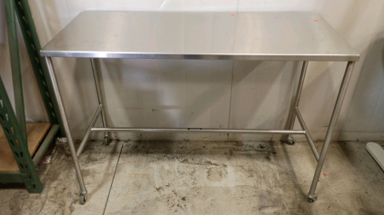 Stainless Steel Rolling Table 48x20x34