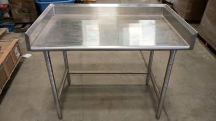 Medium Stainless Steel Prep Table 47.5x40x30