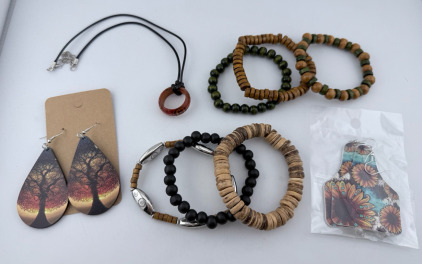 Large Assorted Jewelry Lot- Earrings, Necklace & Bracelets