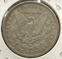 1890 Morgan Silver Dollar, United States Mint, 90% Silver, Lady Liberty Design - 4