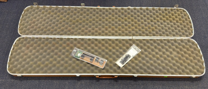 Gun Guard Brown Gun Case with Weaver Mounts & Rings, USA Made