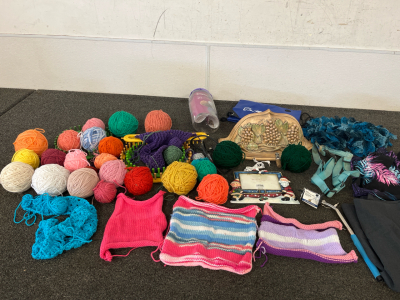 Yarn With Crochet Bands for Making Hats, Selfie Stick, Dog Collar And Much More!!
