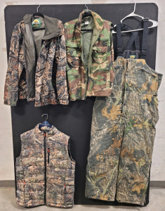 Cabela's Insulated Hunting Overalls, Camo Vests And Jacket