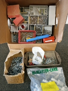 Various Screws,Bolts, And Connectors
