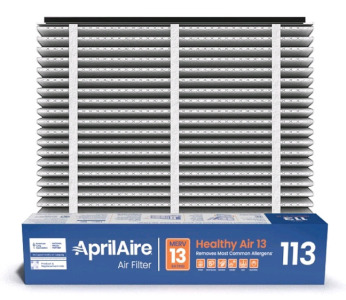 (4) AprilAire 113 Replacement Filter for AprilAire Whole House Air Purifiers - MERV 13, Healthy Home Allergy, 16x20x4 Air Filter (5) AprilAire 110 Replacement Filter for AprilAire Whole House Air Purifiers - MERV 11, Healthy Home Allergy, 16x20x4 Air Filt