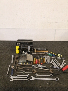 Assortment of Wrench's, Screwdrivers, and Other Tools