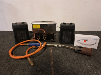 AYO Circadian Light Therapy Glasses, Ultrasonic Cleaner, (2) Heaters & Torch