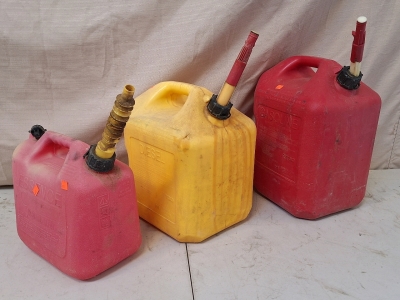(3) Gas Cans