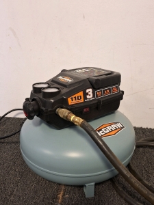 McGraw 3 Gallon 1/3 HP 110 PSI Oil-Free Pancake Air Compressor