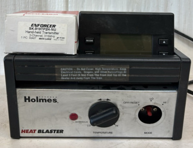 Holmes Heat Blaster, Enforcer Hand-held Transmitter, & Crestron Thermometer