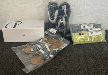 Women&rsquo;s Clothing & Shoes Including (3) Pairs Of Centro Point Sandals & (4) Pairs Of Wide Leg Casual Workout Shorts