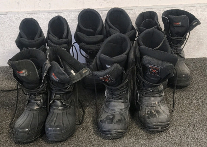 FLY Riding Boots In Sizes 13, 9, And 12, And ThermoLite Boots In Size 13 And 9