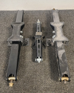 (2) Large Stabilizing Scissor Jack's And (1) Small Scissor Jack.