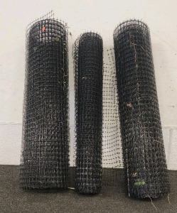 (3) Rolls of Plastic Chicken Fencing