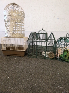 Metal Bird Cage Decor