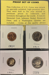 Proof Set Of Coins For Collectors And Investors, Set Of Foreign Coins