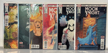 (6) Marvel Legacy Moon Knight Collectible Comic Books