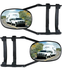 (2) Mirror Extenders For Towing, Universal Clip-on Towing Mirrors 360 Degree Adjustable Extension Mirrors for Towing Trailer Truck, 1 Peice For Driver And Passenger Sides
