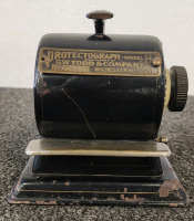 Antique G.W. Todd & Co. Protectograph Model H