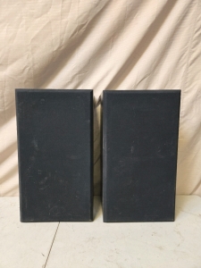 (2) Large Black Speakers