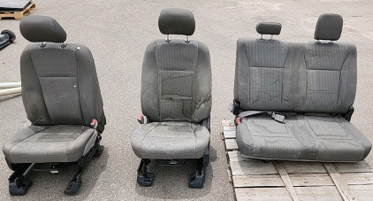 2018 Ford Bucket Seats And Rear Bench Seat