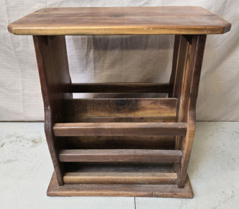 Wood End Table