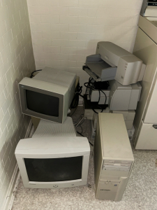 Vintage Computers, Printers, and Cables (Unable to Test)