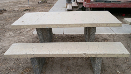 Concrete Picnic Table 70x59x31