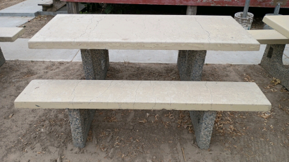 Concrete Picnic Table 70x59x31