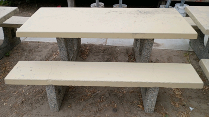 Concrete Picnic Table 70x59x31
