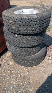OFFSITE CALDWELL - (4) Wheels and Tires 5x5.75 285/75-16