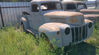 OFFSITE CALDWELL - 1942 Ford STEPSIDE PICKUP No Drivetrain ROLLING CHASSIS