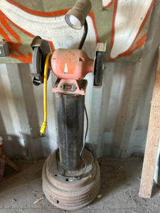 OFFSITE CALDWELL - Heavy Duty Bench Grinder On Stand