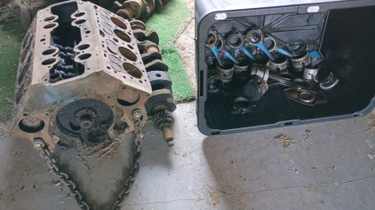 OFFSITE CALDWELL - Vintage Ford V8 with Crank and Pistons