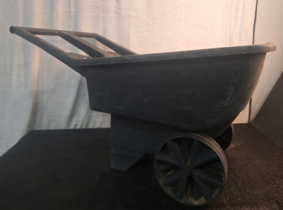 (1) Lawn Utility Cart & Assorted Outdoor Decor