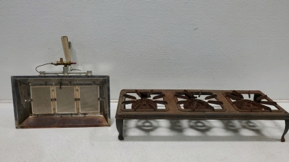 Antiques 3 Burner Stove And Heat Infrared Burner