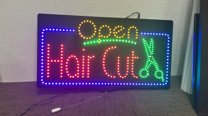 Hair Cut Sign ,Hollywood Displays & More
