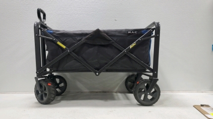Mac Sports XL Collapsible Folding All Terrain Outdoor Beach Utility Wagon Cart