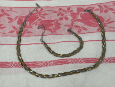 Women&rsquo;s Woven Necklace & Woven Bracelet